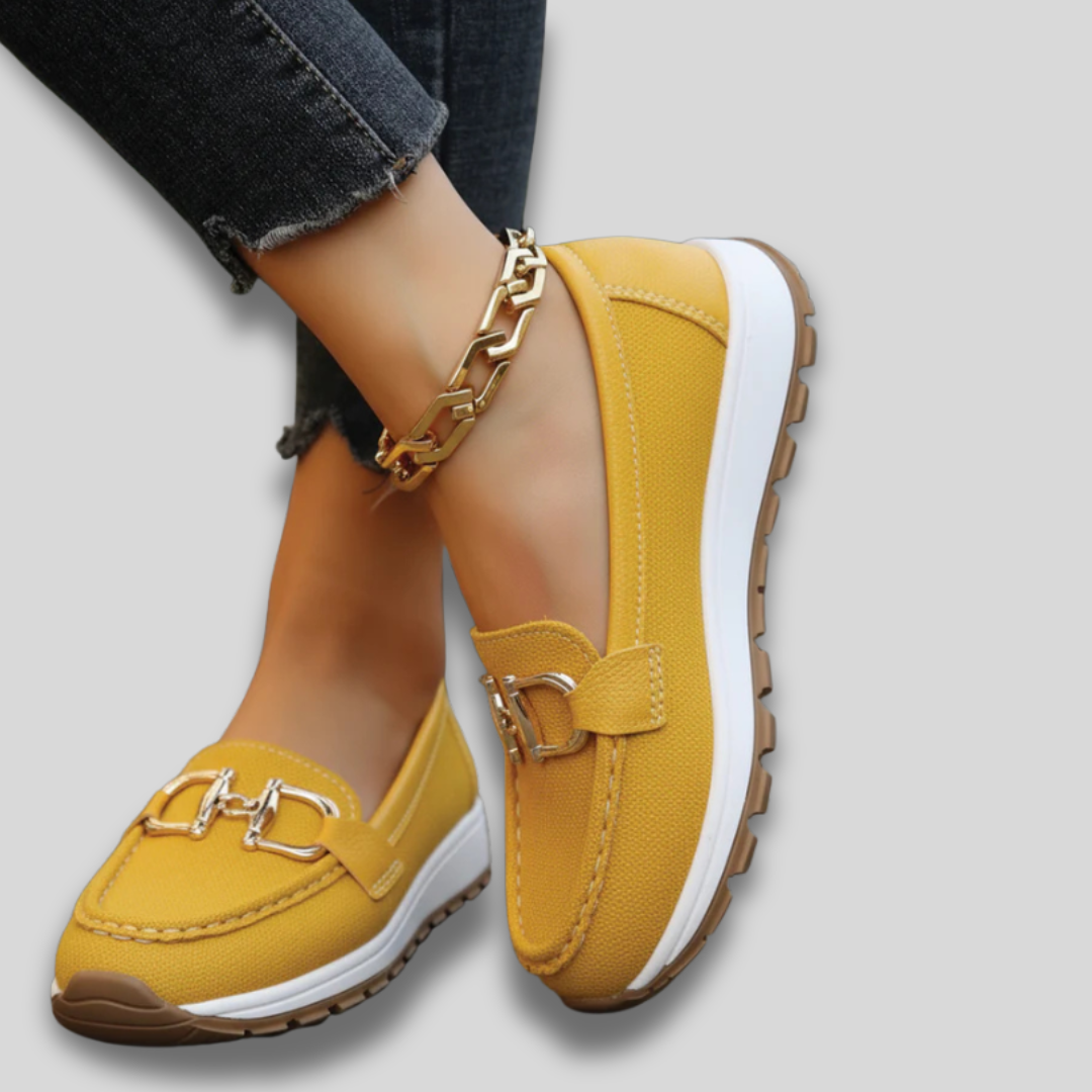 Ellie - Élégant Mocassin Suédé