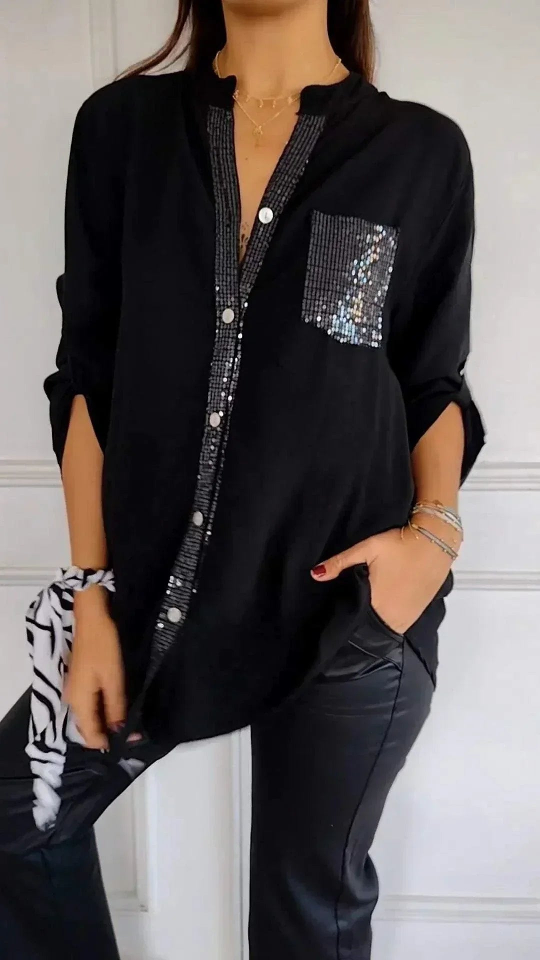 Wyrella™ | Elegant Glow Blouse