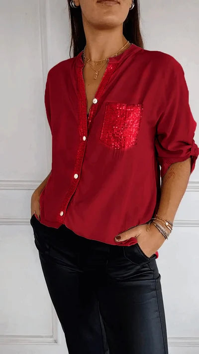 Wyrella™ | Elegant Glow Blouse