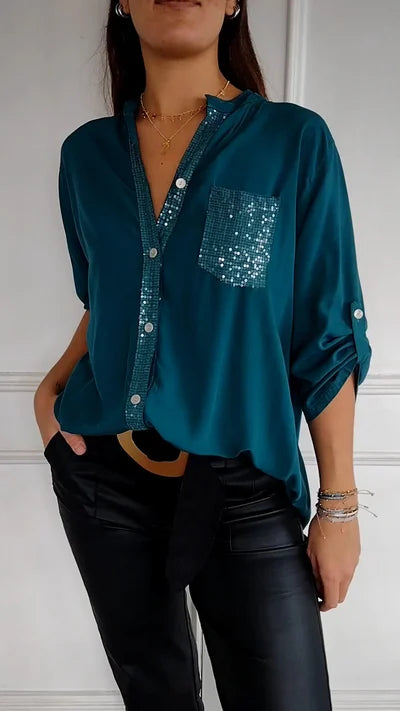 Wyrella™ | Elegant Glow Blouse