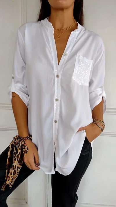 Wyrella™ | Elegant Glow Blouse