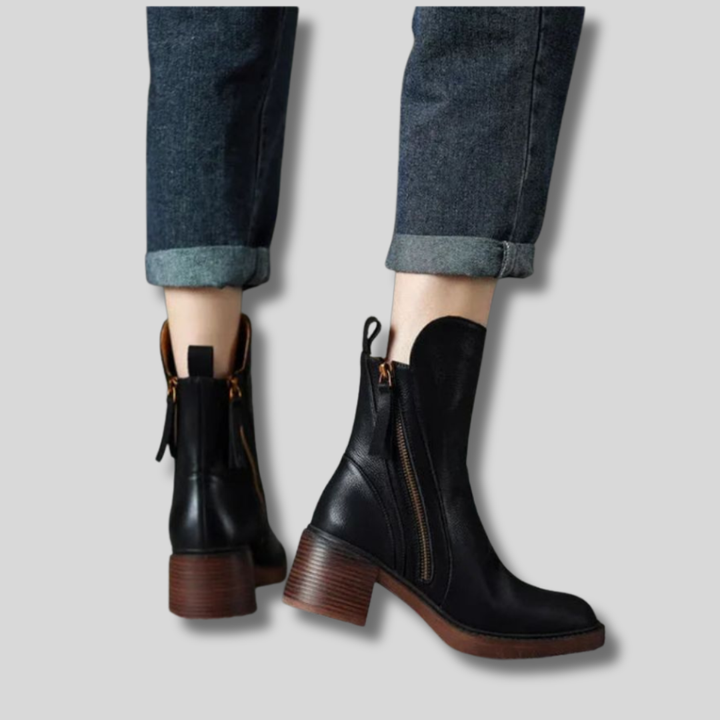 Valorine - Élégantes Bottes En Cuir