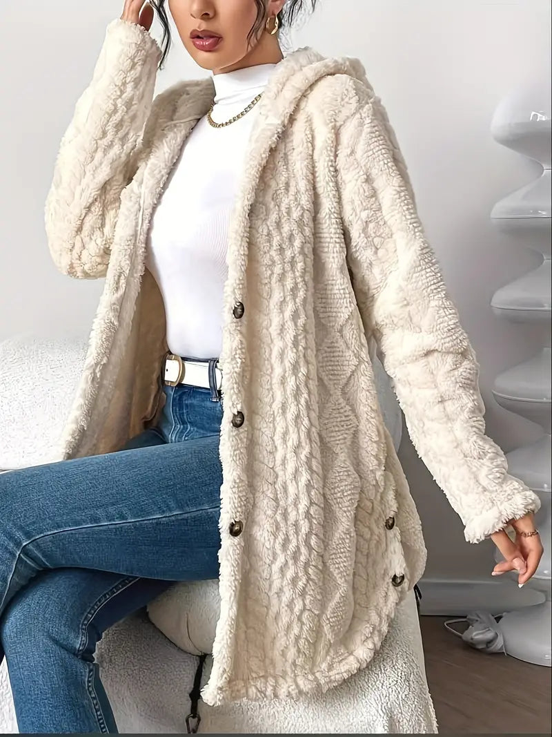 Dana - Cozy Hooded Cardigan