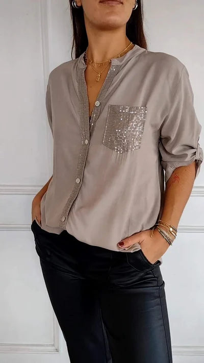 Wyrella™ | Elegant Glow Blouse