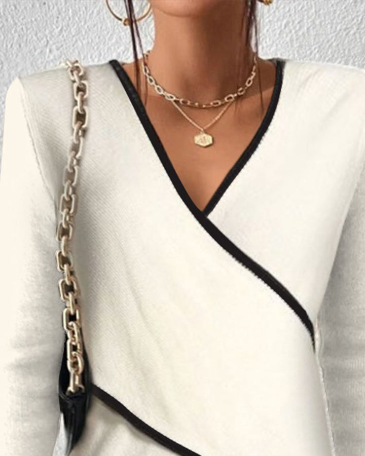 Dion - Flattering V-Neck Sweater