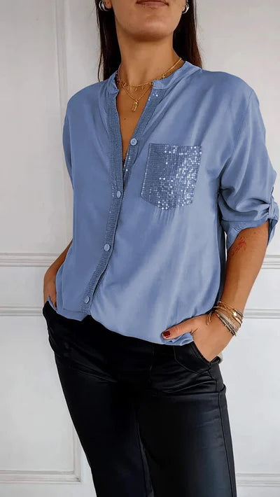 Wyrella™ | Elegant Glow Blouse