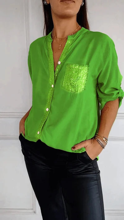 Wyrella™ | Elegant Glow Blouse