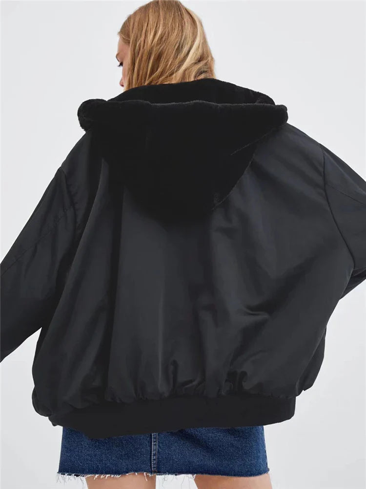 Anne - Reversible Winter Bomber Jacket