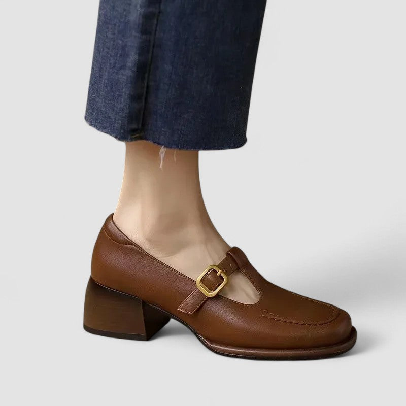 Nadia™ | Orthopedic T-Strap Mary Jane Shoes