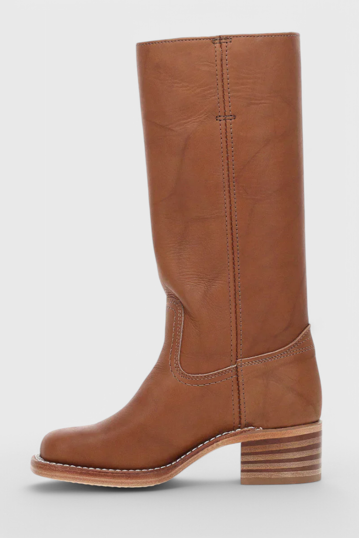 Ella™ | Leather Knee-High Boots