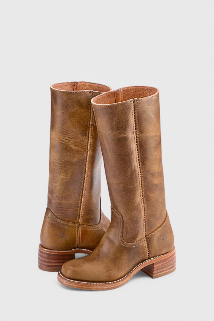 Ella™ | Leather Knee-High Boots