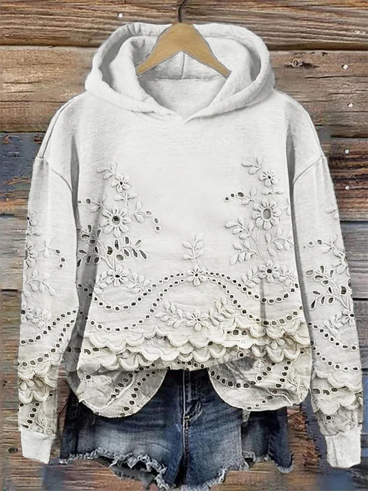 Sophie - Chic Lace Hoodie