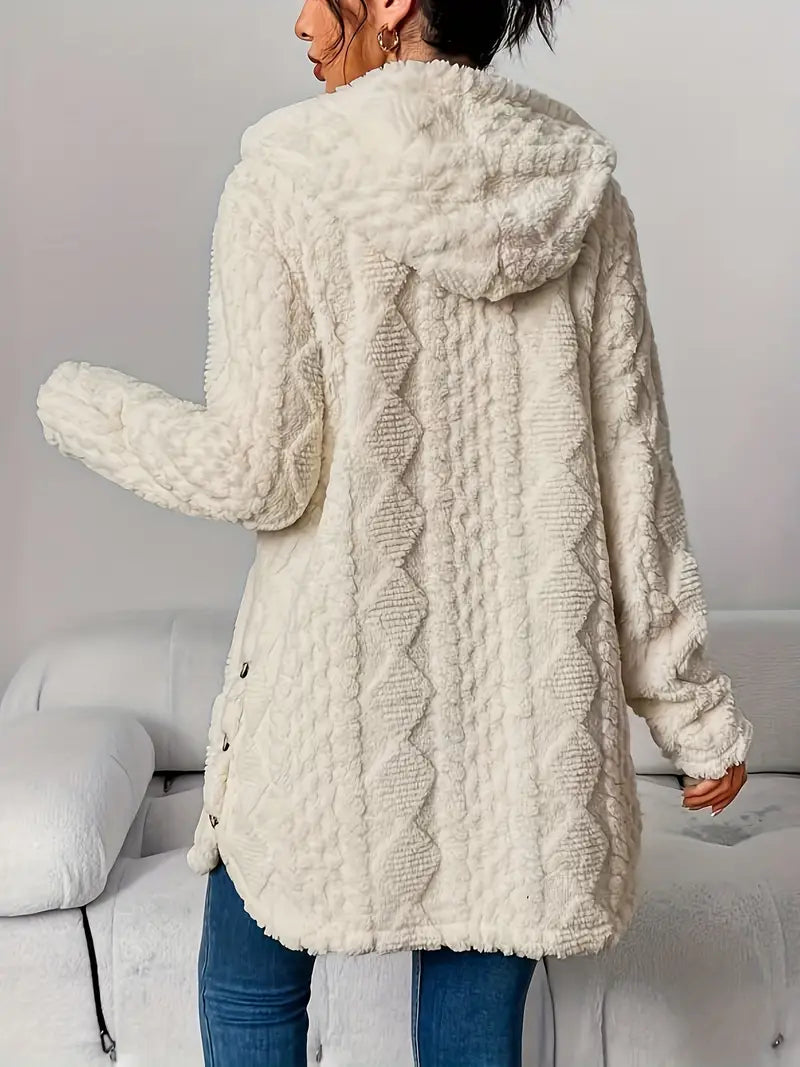Dana - Cozy Hooded Cardigan