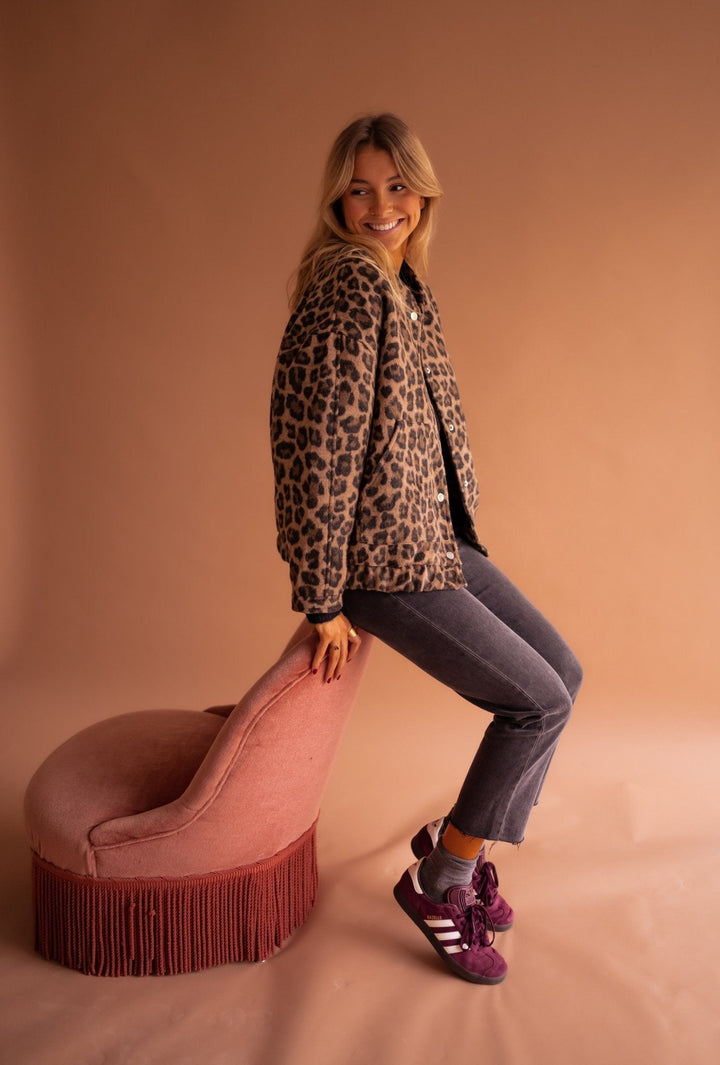 Luisa - Trendy Leopard Jacket